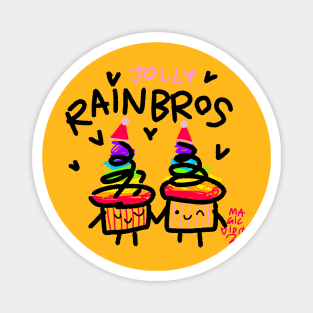 Jolly rainbrows Magnet